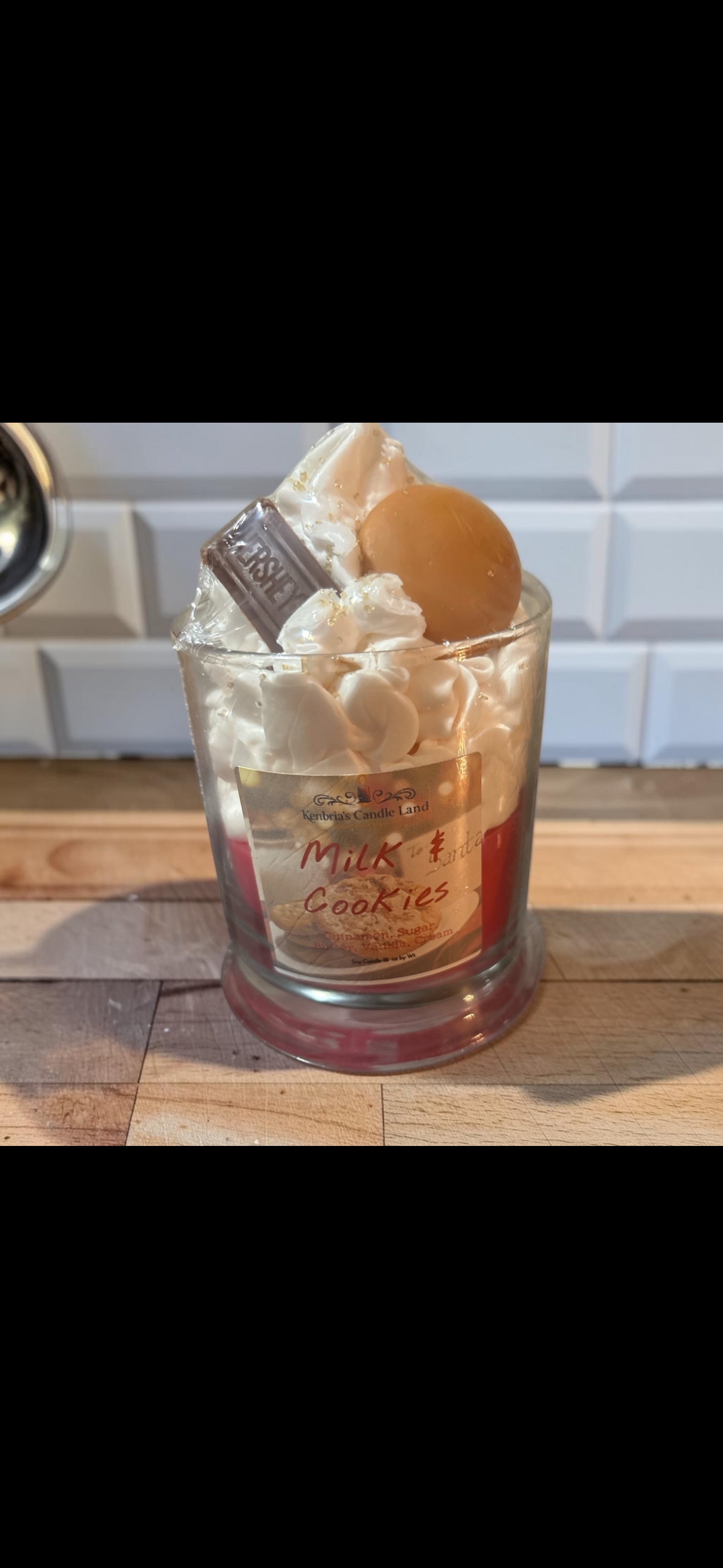 Milk & Cookies Dessert Candle