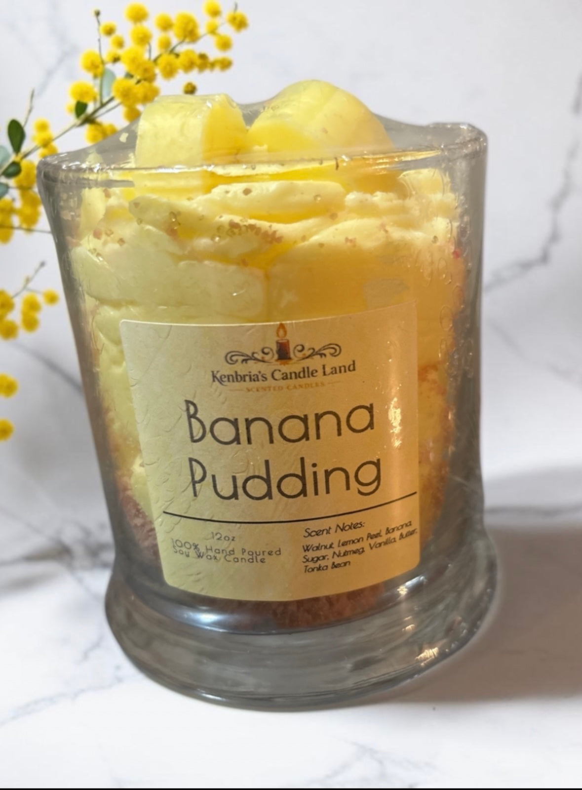 Banana Pudding Candle